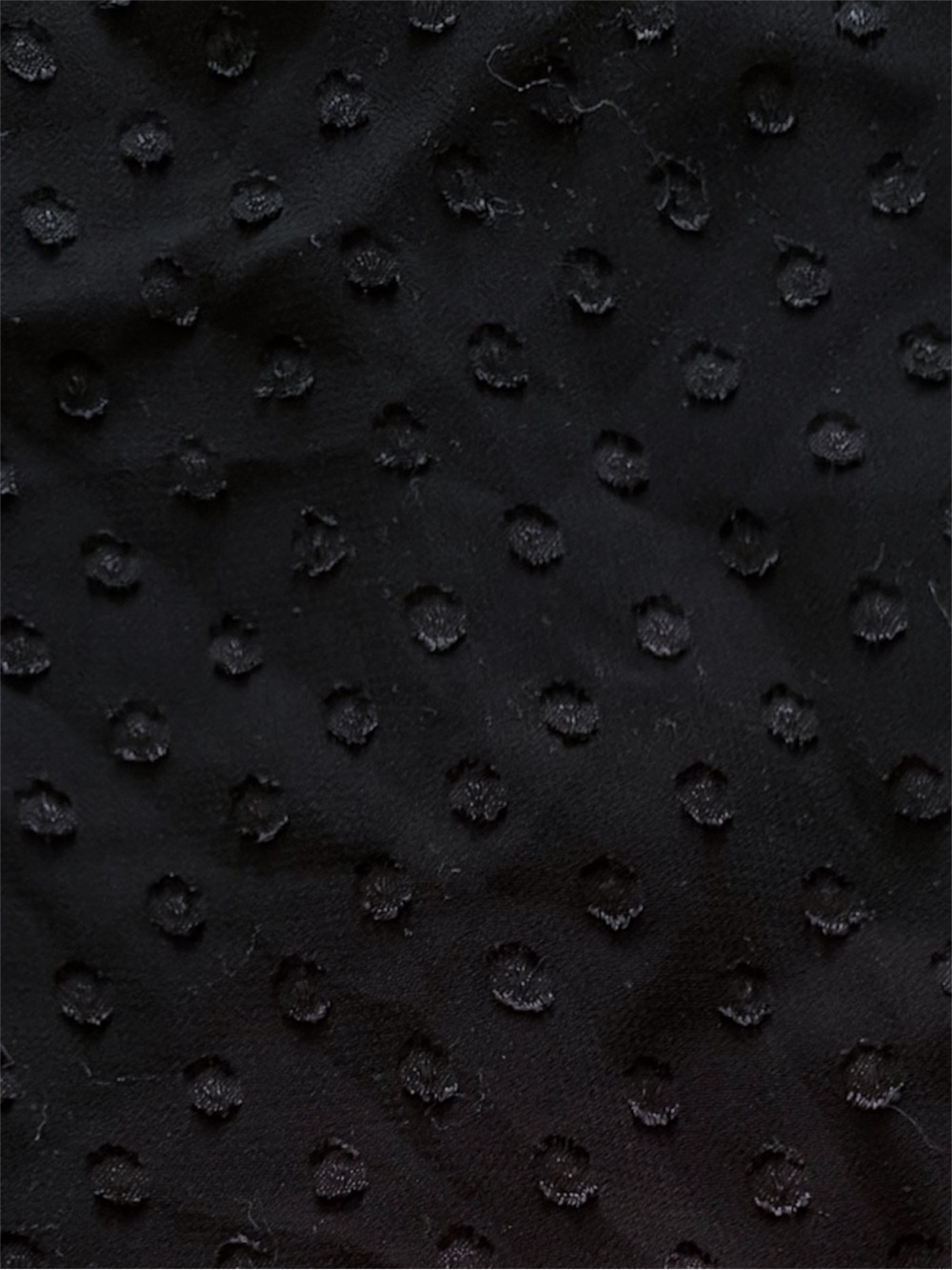 Plus Size Black Swiss Dot Sheer Lined Cap Sleeve Blouse 3X - Picture 2 of 4
